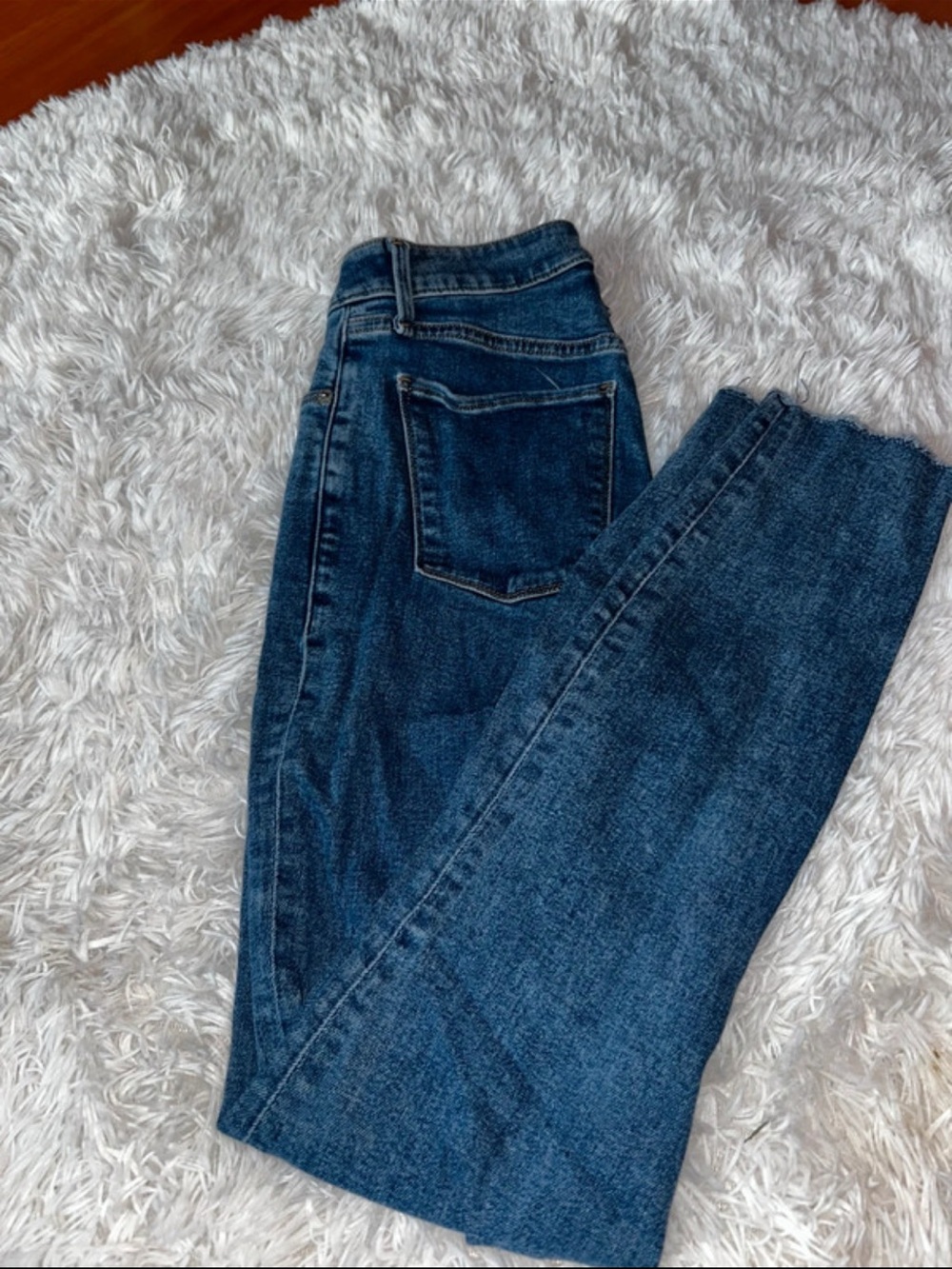 Abercrombie & Fitch Dark Indigo High-Rise Jeans